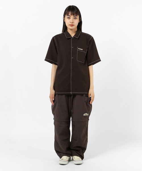 HUF(ハフ)の「LOWER BACK PROBLEMS SHIRT / HUF シャツ(シャツ/ブラウス・メンズ・グレー/ブラウン・SMALL/MEDIUM/LARGE/X-LARGE/XX-LARGE)」の13枚目の写真