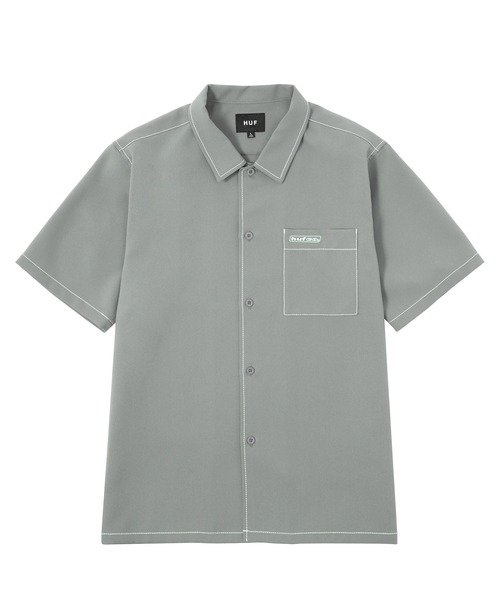 HUF(ハフ)の「LOWER BACK PROBLEMS SHIRT / HUF シャツ(シャツ/ブラウス・メンズ・グレー/ブラウン・SMALL/MEDIUM/LARGE/X-LARGE/XX-LARGE)」の18枚目の写真