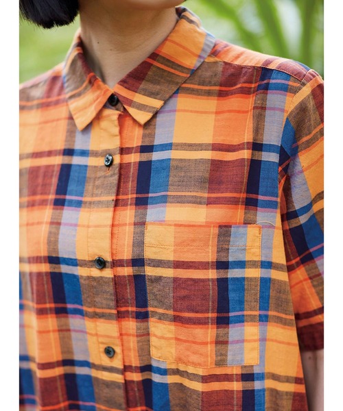 【セール】サニークラウズ ｆｅａｔ． Ｓｈｕｔｔｌｅ Ｎｏｔｅｓ 海に沈む夕日色のワンピース〈レディース〉（ワンピース）｜Sunny clouds（サニークラウズ）