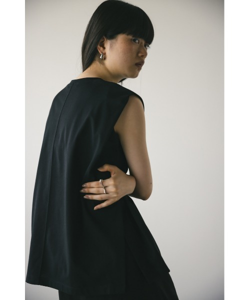 STYLEMIXER（スタイルミキサー）の「ショルダータックタンク（タンクトップ・レディース・ピンク/ホワイト/ブラック/ベージュ・FREE）」の22枚目の写真