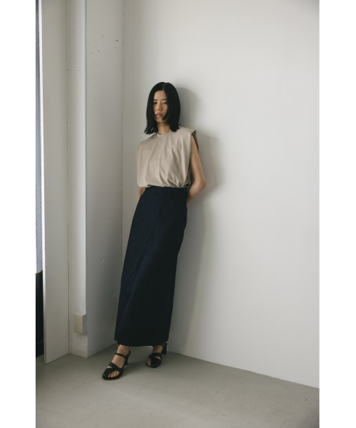 STYLEMIXER（スタイルミキサー）の「ショルダータックタンク（タンクトップ・レディース・ピンク/ホワイト/ブラック/ベージュ・FREE）」の7枚目の写真