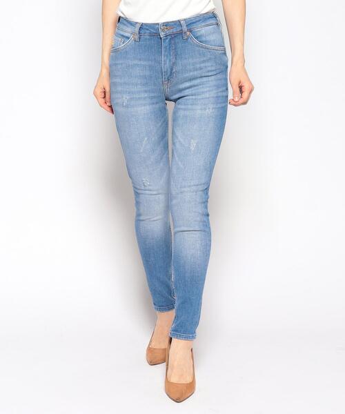 SCOTCH&SODA(スコッチアンドソーダ)の「【SCOTCH & SODA】スカーフベルト付きスキニーデニムパンツ(デニムパンツ・レディース・スカイブルー・2)」の9枚目の写真