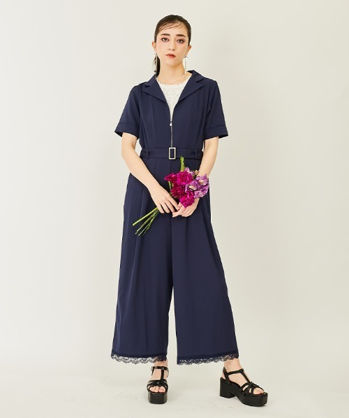 axes femme（アクシーズファム）の「センタージップロンパース