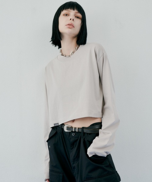 【関税込み】John Elliott ベージュ リバース 長袖Tシャツ John Elliott メンズ tシャツ | SSENSE 日本