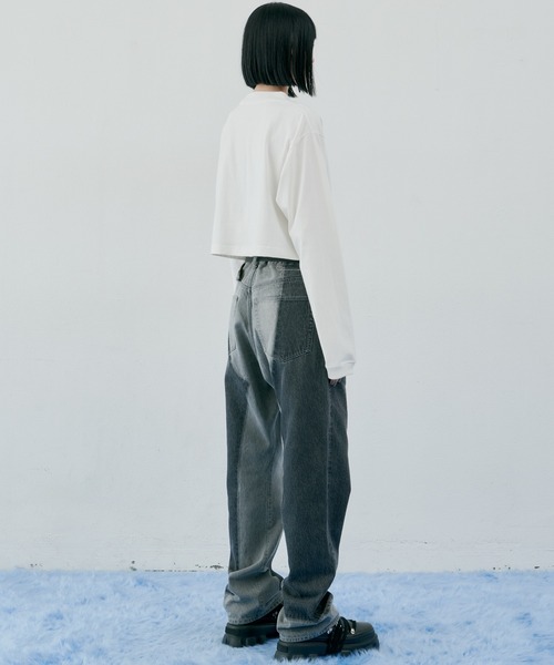 THROW by SLY | 【THROW】SLANT BUTTON HG RIB トップス (ニット