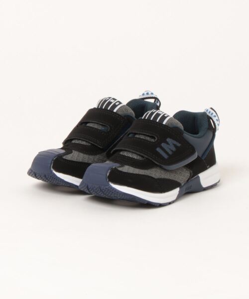 IFME（イフミー）の「IFME イフミー joob ジョーブ キッズ ワンベルトスニーカー 30-3808（スニーカー・キッズ・ブラック/カーキ・16.5cm/17.5cm/16.0cm/15.0cm/18.0cm/17.0cm/19.0cm/18.5cm/15.5cm）」の2枚目の写真