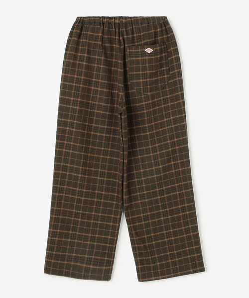 DANTON（ダントン）の「DANTON | ウール イージーストレートパンツ WOMEN（その他パンツ・レディース・グリーン系その他/オレンジ系その他・36）」の4枚目の写真