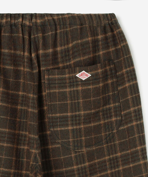 DANTON（ダントン）の「DANTON | ウール イージーストレートパンツ WOMEN（その他パンツ・レディース・グリーン系その他/オレンジ系その他・36）」の6枚目の写真