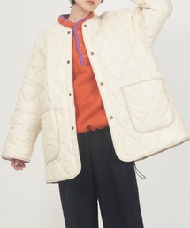 THE SHINZONE | SHORT QUILTING COAT(ノーカラーコート)
