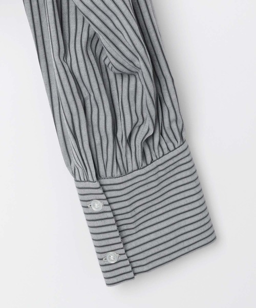 Heather（ヘザー）の「肩開きリボンシャツ　979138（シャツ/ブラウス・レディース・グレー系その他/ブラック系その他/ブラウン系その他・FREE）」の6枚目の写真