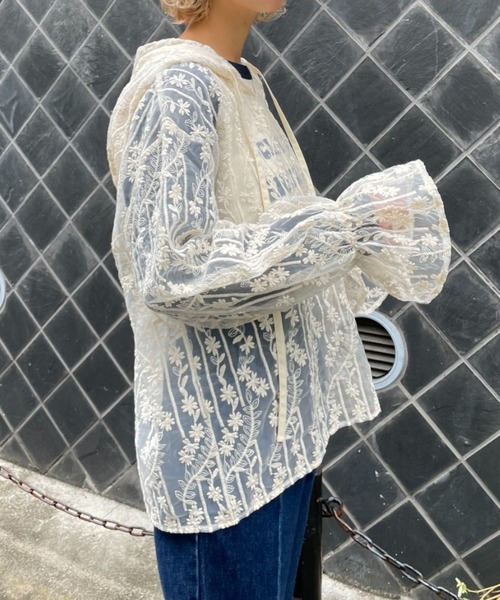 CIAOPANIC（チャオパニック）の「長袖ブラウス（シャツ/ブラウス・レディース・ブラック・FREE）」の7枚目の写真