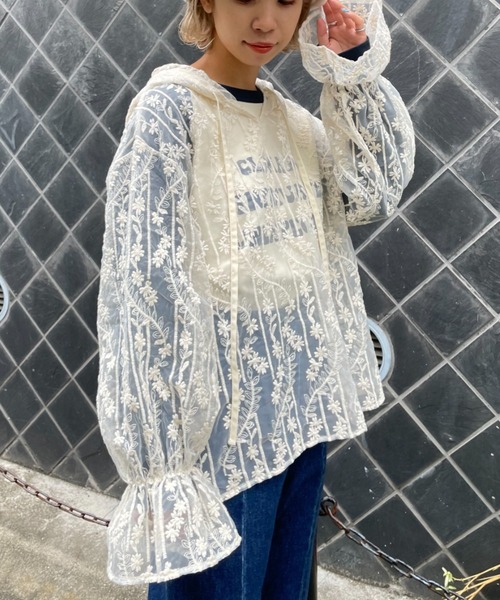 CIAOPANIC（チャオパニック）の「長袖ブラウス（シャツ/ブラウス・レディース・ブラック・FREE）」の8枚目の写真