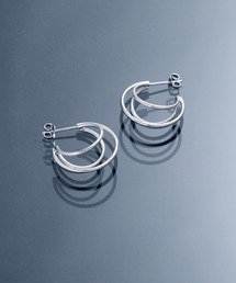 YArKA | 【YArKA/ヤーカ】crescent moon motif earing(pierce)[MIDZU3] / 三日月モチーフピアス(ピアス（両耳用）)
