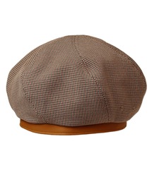 14+（イチヨンプラス）の「千鳥チェックエスカルゴベレー帽（ハンチング/ベレー帽）」