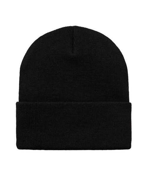 Carhartt（カーハート）の「【Carhartt WIP】SCRIPT BEANIE（ニットキャップ/ビーニー・メンズ・ブラック×ホワイト/ホワイト/ブラック/ネイビー・ONE SIZE）」の8枚目の写真