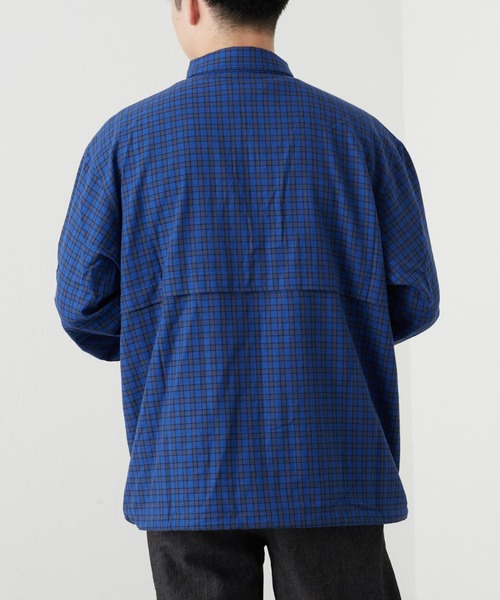 CIAOPANIC TYPY(チャオパニックティピー)の「【ユニセックス】ビエラチェックアウトポケットドロストシャツ(シャツ/ブラウス・メンズ・チャコールグレー/オフホワイト/ブルー・MEDIUM/LARGE)」の21枚目の写真