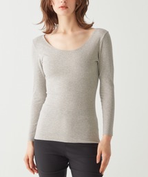 GUNZE(グンゼ)のHOTMAGIC/ホットマジック 裏起毛であったか 綿のチカラ 8分袖インナー(インナーウェア/肌着)