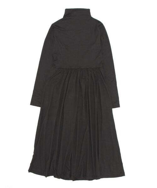 Ritzy(リッツィー)の「ロング丈 ハイネックワンピース(ワンピース・レディース・グレー/ブラック・L/M)」の3枚目の写真