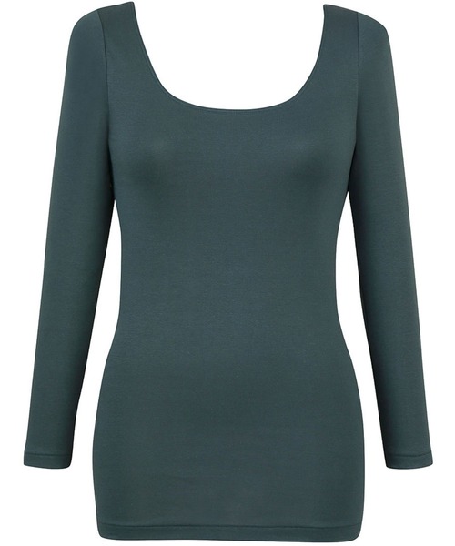 WING(ウイング)の「「綿の贅沢オーガニック」 あったかインナー 8分袖(インナーウェア/肌着・レディース・ブラック/ピンク系その他/アイボリー/チョコ/ベージュ/グリーン/サンドベージュ/ライトブラウン/グレー・L/S/LL/M/3L/4L)」の8枚目の写真