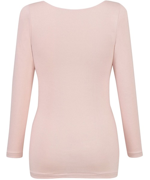 WING(ウイング)の「「綿の贅沢オーガニック」 あったかインナー 8分袖(インナーウェア/肌着・レディース・ブラック/ピンク系その他/アイボリー/チョコ/ベージュ/グリーン/サンドベージュ/ライトブラウン/グレー・L/S/LL/M/3L/4L)」の18枚目の写真