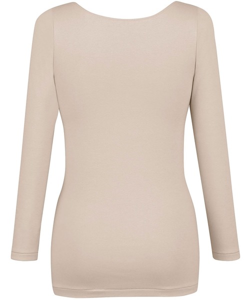 WING(ウイング)の「「綿の贅沢オーガニック」 あったかインナー 8分袖(インナーウェア/肌着・レディース・ブラック/ピンク系その他/アイボリー/チョコ/ベージュ/グリーン/サンドベージュ/ライトブラウン/グレー・L/S/LL/M/3L/4L)」の17枚目の写真