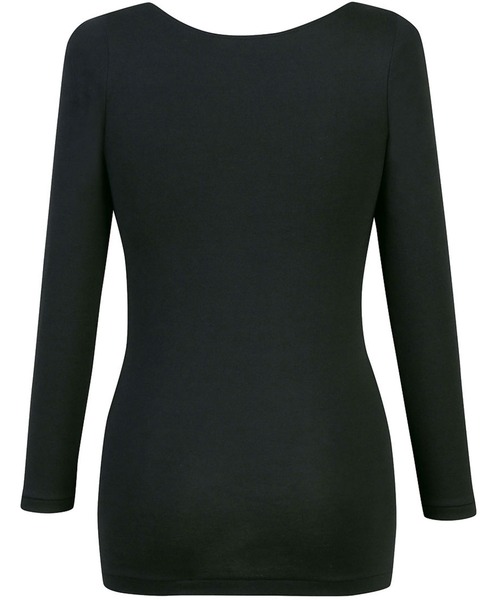 WING(ウイング)の「「綿の贅沢オーガニック」 あったかインナー 8分袖(インナーウェア/肌着・レディース・ブラック/ピンク系その他/アイボリー/チョコ/ベージュ/グリーン/サンドベージュ/ライトブラウン/グレー・L/S/LL/M/3L/4L)」の14枚目の写真