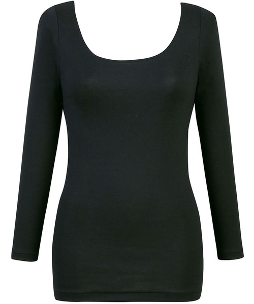 WING(ウイング)の「「綿の贅沢オーガニック」 あったかインナー 8分袖(インナーウェア/肌着・レディース・ブラック/ピンク系その他/アイボリー/チョコ/ベージュ/グリーン/サンドベージュ/ライトブラウン/グレー・L/S/LL/M/3L/4L)」の13枚目の写真