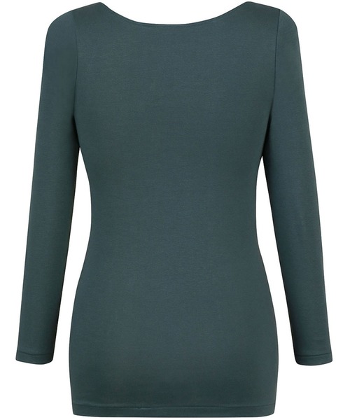 WING(ウイング)の「「綿の贅沢オーガニック」 あったかインナー 8分袖(インナーウェア/肌着・レディース・ブラック/ピンク系その他/アイボリー/チョコ/ベージュ/グリーン/サンドベージュ/ライトブラウン/グレー・L/S/LL/M/3L/4L)」の16枚目の写真