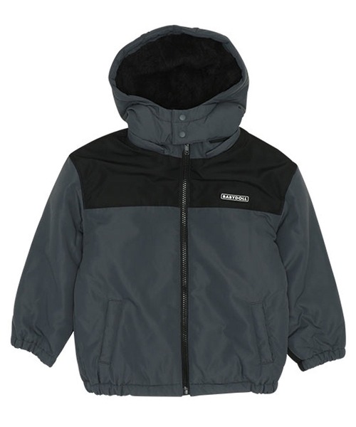 BABYDOLL（ベビードール）の「親子お揃い 中綿ブルゾン8644K（ダウンジャケット/コート・キッズ・パープル/レッド/ベージュ/マスタード/ブルー/グリーン/ブラック/チャコールグレー・110cm/120cm/140cm/130cm/90cm/150cm/100cm）」の3枚目の写真