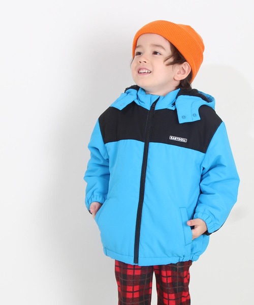 BABYDOLL（ベビードール）の「親子お揃い 中綿ブルゾン8644K（ダウンジャケット/コート・キッズ・パープル/レッド/ベージュ/マスタード/ブルー/グリーン/ブラック/チャコールグレー・110cm/120cm/140cm/130cm/90cm/150cm/100cm）」の5枚目の写真