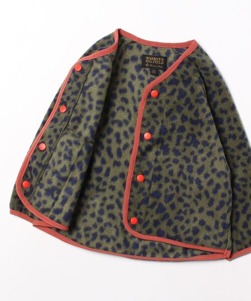 BIG FIELD（ビッグフィールド）の「総柄フリースジャケット（90～150cm）（その他アウター・キッズ・グリーン/ベージュ/エメラルド・110/90/95/150/140/130/120/100）」の12枚目の写真