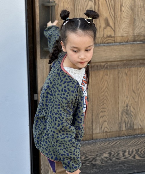 BIG FIELD（ビッグフィールド）の「総柄フリースジャケット（90～150cm）（その他アウター・キッズ・グリーン/ベージュ/エメラルド・110/90/95/150/140/130/120/100）」の20枚目の写真