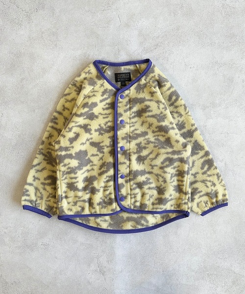 BIG FIELD（ビッグフィールド）の「総柄フリースジャケット（90～150cm）（その他アウター・キッズ・グリーン/ベージュ/エメラルド・110/90/95/150/140/130/120/100）」の17枚目の写真