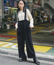 Auntie Rosa Holiday（アンティローザホリデー）の「フリースサロペット / 長さ調整可能（サロペット/オーバーオール）」