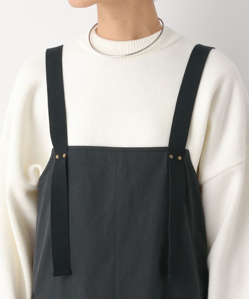 LEPSIM（レプシィム）の「2WAYミリタリージャンスカ2　983208（ジャンパースカート・レディース・ブラック/カーキ/グレー・FREE）」の15枚目の写真