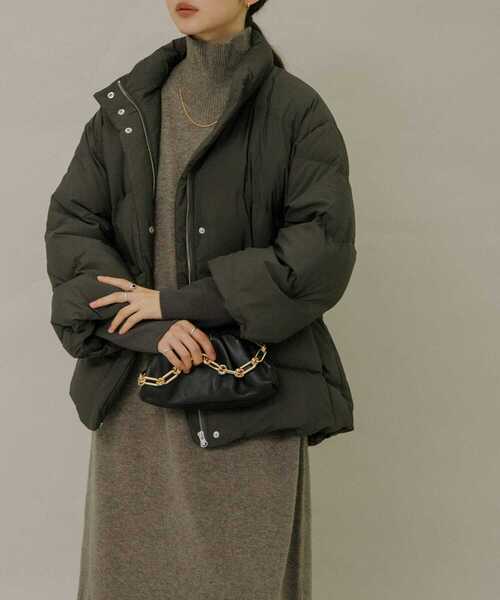 URBAN RESEARCH キルティングドロストダウンコート
