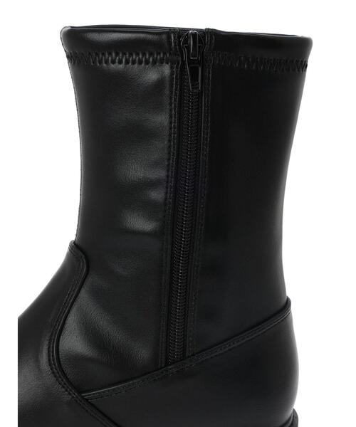 Te chichi(テチチ)の「タンクソールブーツ(ブーツ・レディース・ブラック・38/37)」の8枚目の写真