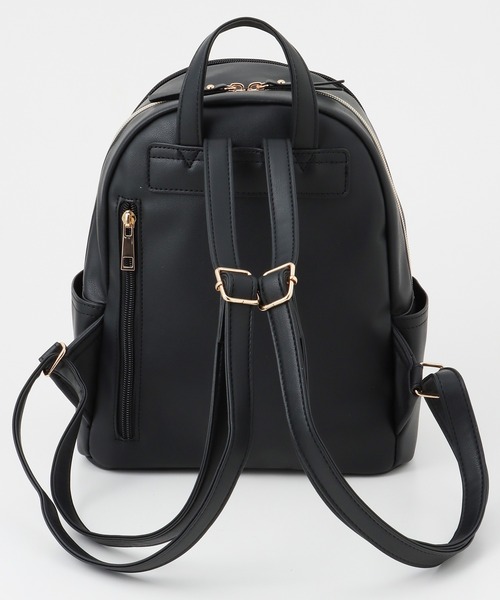 Honeys（ハニーズ）の「多ポケットミニリュック（バックパック/リュック・レディース・ブラック/グレイッシュベージュ/ブルー/ブラック系その他/アイボリー・FREE）」の13枚目の写真