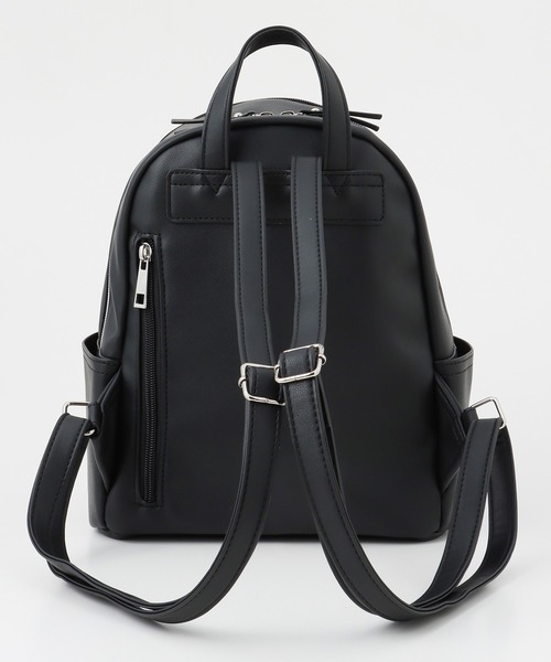 Honeys（ハニーズ）の「多ポケットミニリュック（バックパック/リュック・レディース・ブラック/グレイッシュベージュ/ブルー/ブラック系その他/アイボリー・FREE）」の19枚目の写真