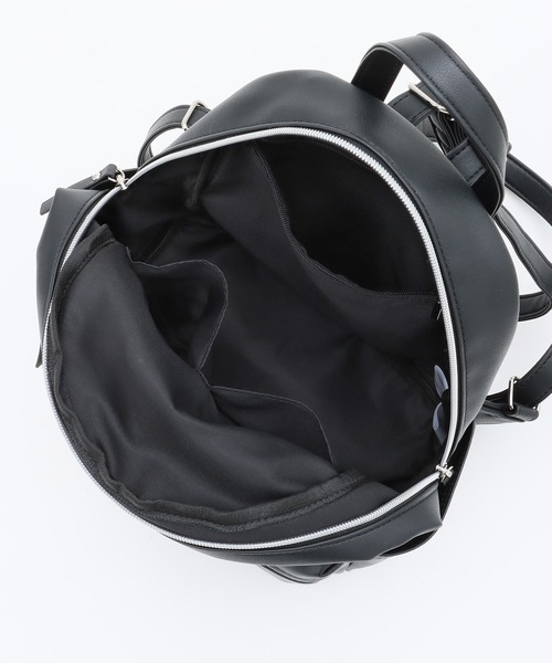 Honeys（ハニーズ）の「多ポケットミニリュック（バックパック/リュック・レディース・ブラック/グレイッシュベージュ/ブルー/ブラック系その他/アイボリー・FREE）」の20枚目の写真