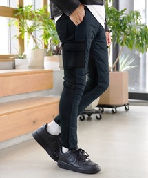 スキニー ストレッチ ダウンカーゴパンツ