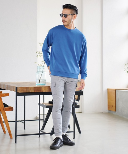 jiggys shop(ジギーズショップ)の「スキニー ストレッチ ダウンカーゴパンツ(カーゴパンツ・メンズ・ブラック系その他/カーキ/ネイビー/ベージュ/ブラック/チャコールグレー/ライトグレー・MEDIUM/LARGE/X-LARGE)」の15枚目の写真