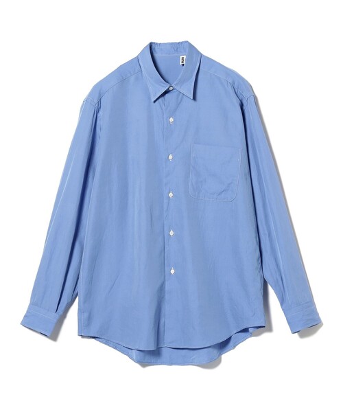 Kaptain Sunshine（キャプテン サンシャイン）の「KAPTAIN SUNSHINE / Regular Collar Shirt（シャツ/ブラウス・メンズ・ホワイト/ブルー・38/40/36）」の4枚目の写真