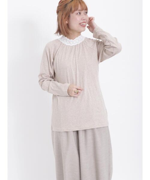 Samansa Mos2（サマンサ モスモス）の「襟レースギャザー