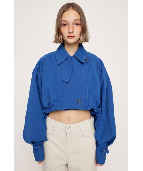 SLY トレンチコート　CROP VOLUME TRENCH ジャケット セール】CROP VOLUME TRENCH JK クロップ ボリューム トレンチ