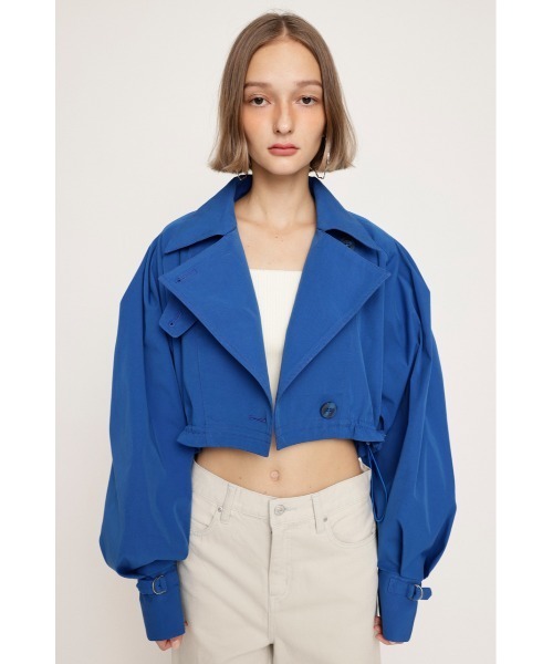 大きな取引 SLY（スライ）の「CROP VOLUME ボリューム クロップ JK TRENCH ジャケット・アウター