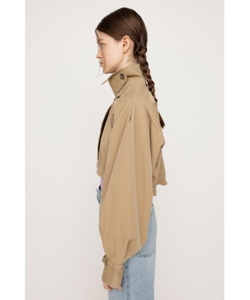 SLY トレンチコート　CROP VOLUME TRENCH ジャケット セール】CROP VOLUME TRENCH JK クロップ ボリューム トレンチ