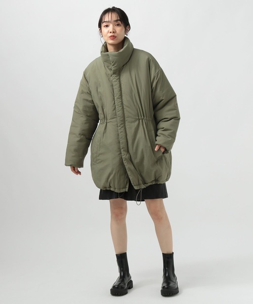 BAYFLOW（ベイフロー）の「モンスタードロストコート（ダウンジャケット/コート・レディース・カーキ/ブラック・FREE）」の3枚目の写真