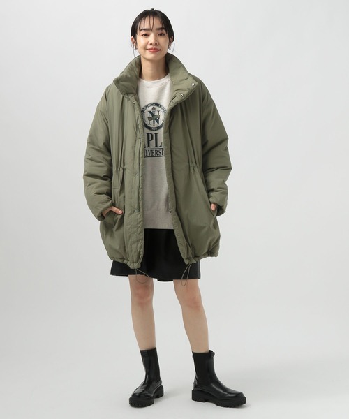 BAYFLOW（ベイフロー）の「モンスタードロストコート（ダウンジャケット/コート・レディース・カーキ/ブラック・FREE）」の4枚目の写真