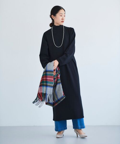 le.coeur blanc(ルクールブラン)の「ボアベスト&ニットワンピースSET(ワンピース・レディース・ブラウン/ブラック・38)」の19枚目の写真
